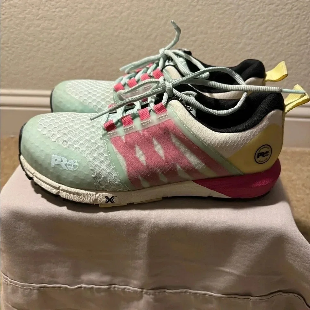 Timberland PRO Radius Composite Toe Sneakers, Multi, Women's Size 8.5